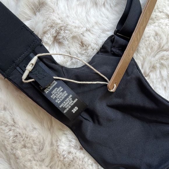 SKIMS Weightless Scoop Bra Onyx Size 36D - Picture 8 of 8